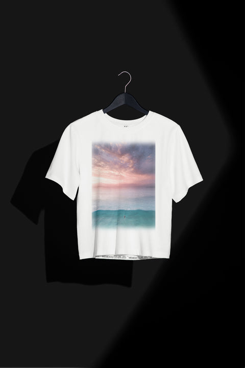 Fire Surfer | Womens Box Cut Seacell Tee