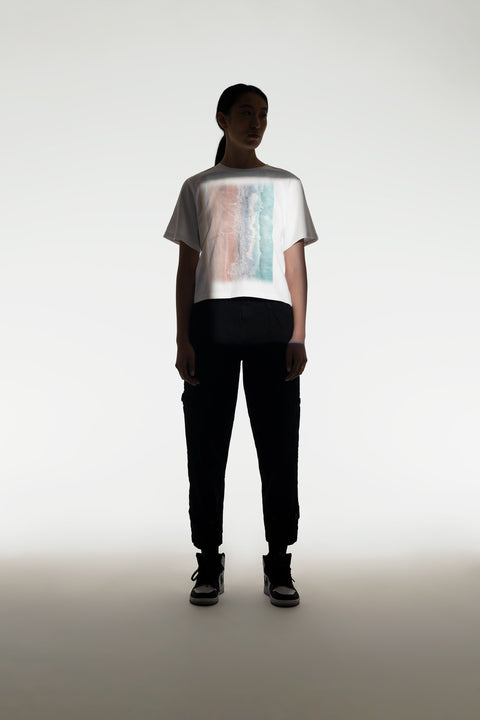 Sure Curl | Womens Box Cut Seacell Tee