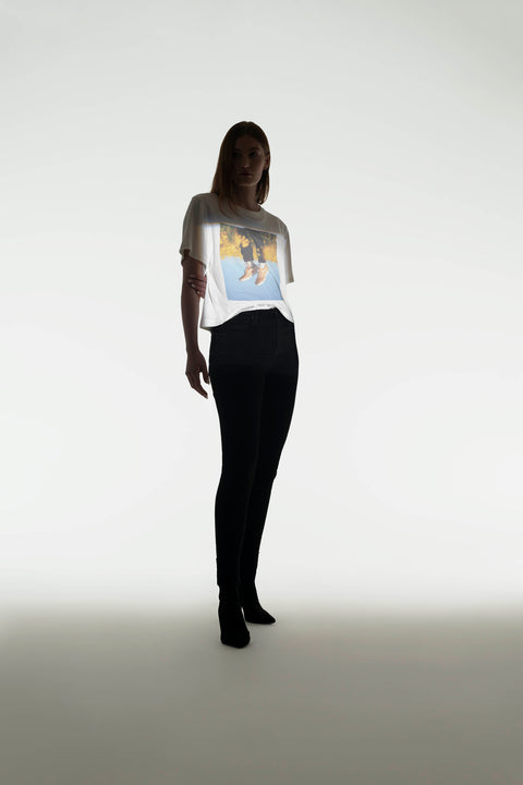 Drifting Off In Thought | Womens Box Cut Tee