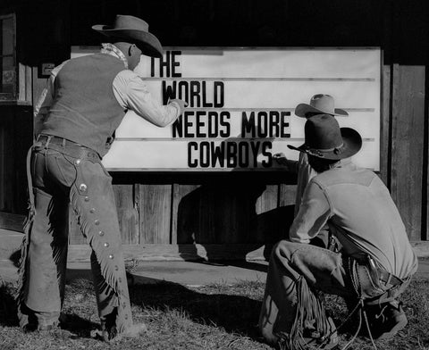 The World Needs More Cowboys | Premium Gallery Tee